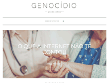 Tablet Screenshot of genocidio.com.br